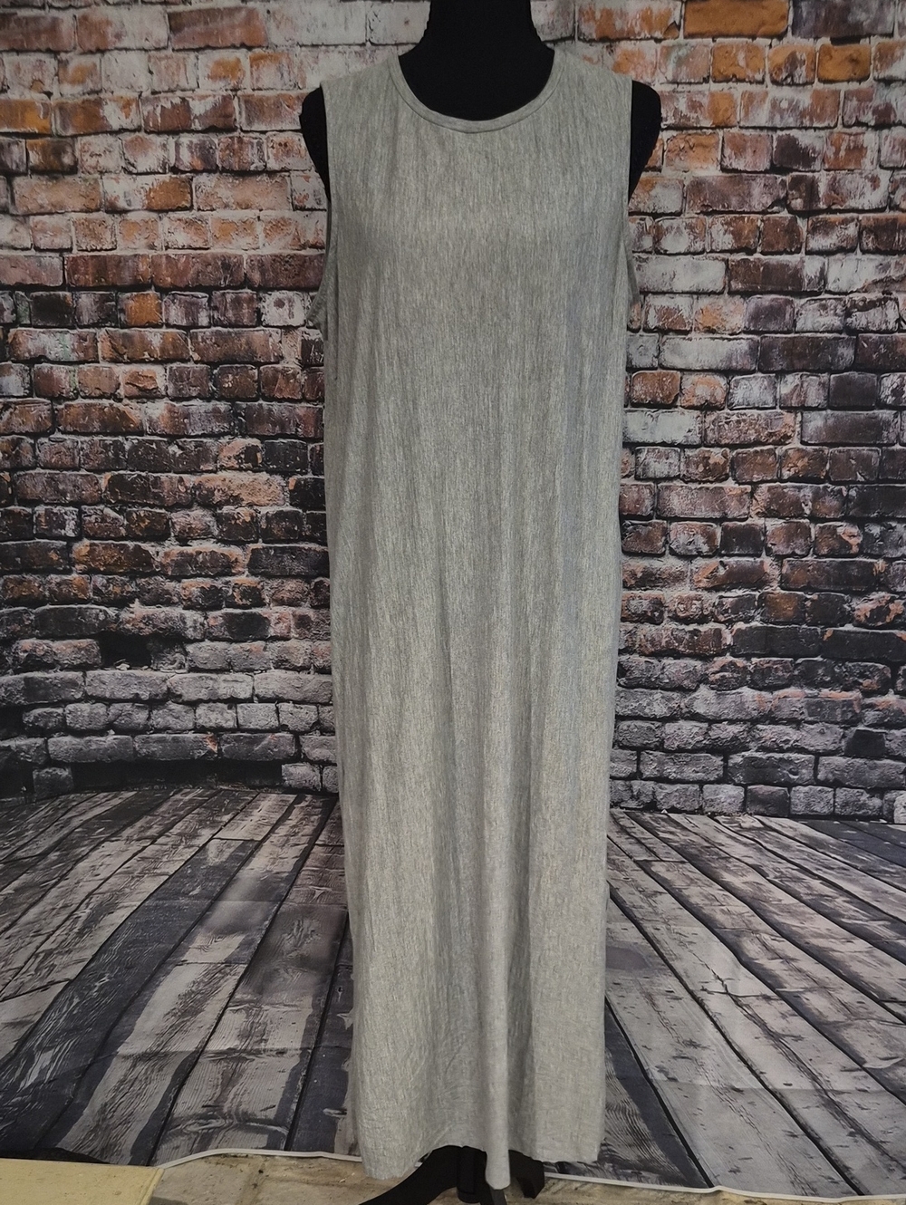 a new day Gray Sleeveless Maxi Dress